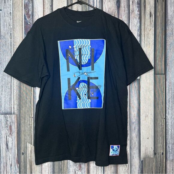 |EUC| NIKE Global Hoops Around The World Loose Fit Short Sleeve Tee - Picture 1 of 4